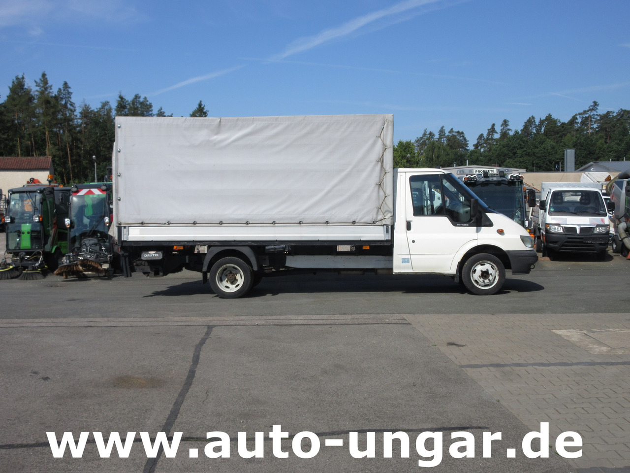 Ford Transit 90T350 Tourneo 3.500kg Pritsche & Plane Dautel LBW AHK - Επαγγελματικό αυτοκίνητο με μουσαμά: φωτογραφία 1 Ford Transit 90T350 Tourneo 3.500kg Pritsche & Plane Dautel LBW AHK - Επαγγελματικό αυτοκίνητο με μουσαμά: φωτογραφία 1