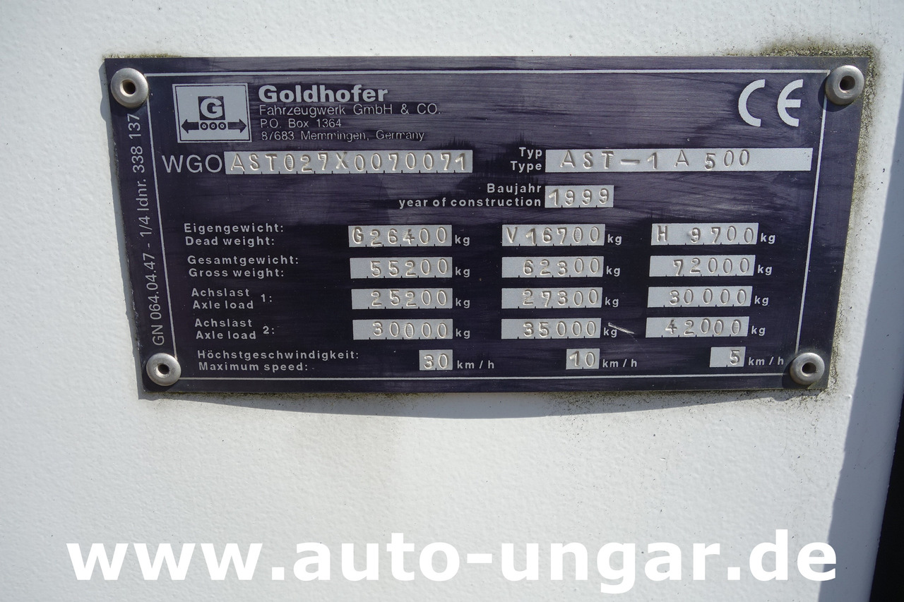 Ελκυστήρας αεροσκαφών GOLDHOFER AST-1 A500 Baujahr 1999 Push-Back towbarless Pushback Liebherr used GSE: φωτογραφία 18