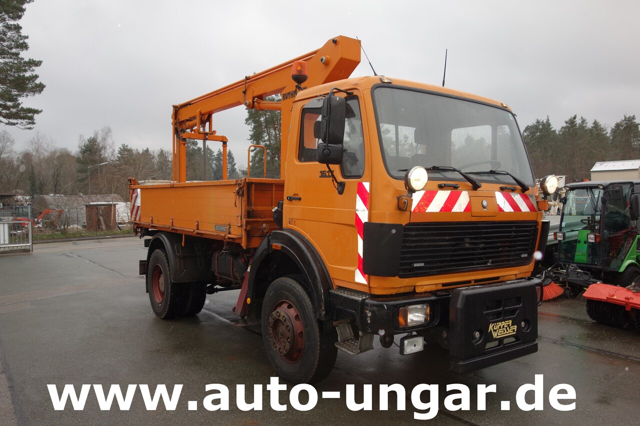 MERCEDES-BENZ Mercedes 1617 AK 4x4 Kipper Ruthmann K 115 Steiger Arbeitsbühne Kommunalfahrzeug - Φορτηγό ανατρεπόμενο: φωτογραφία 1 MERCEDES-BENZ Mercedes 1617 AK 4x4 Kipper Ruthmann K 115 Steiger Arbeitsbühne Kommunalfahrzeug - Φορτηγό ανατρεπόμενο: φωτογραφία 1