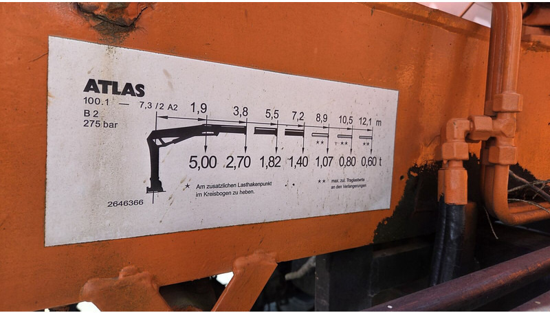 Mercedes-Benz UNIMOG 427.11 +12m! - Φορτηγό ανατρεπόμενο, Φορτηγό με γερανό: φωτογραφία 5 Mercedes-Benz UNIMOG 427.11 +12m! - Φορτηγό ανατρεπόμενο, Φορτηγό με γερανό: φωτογραφία 5