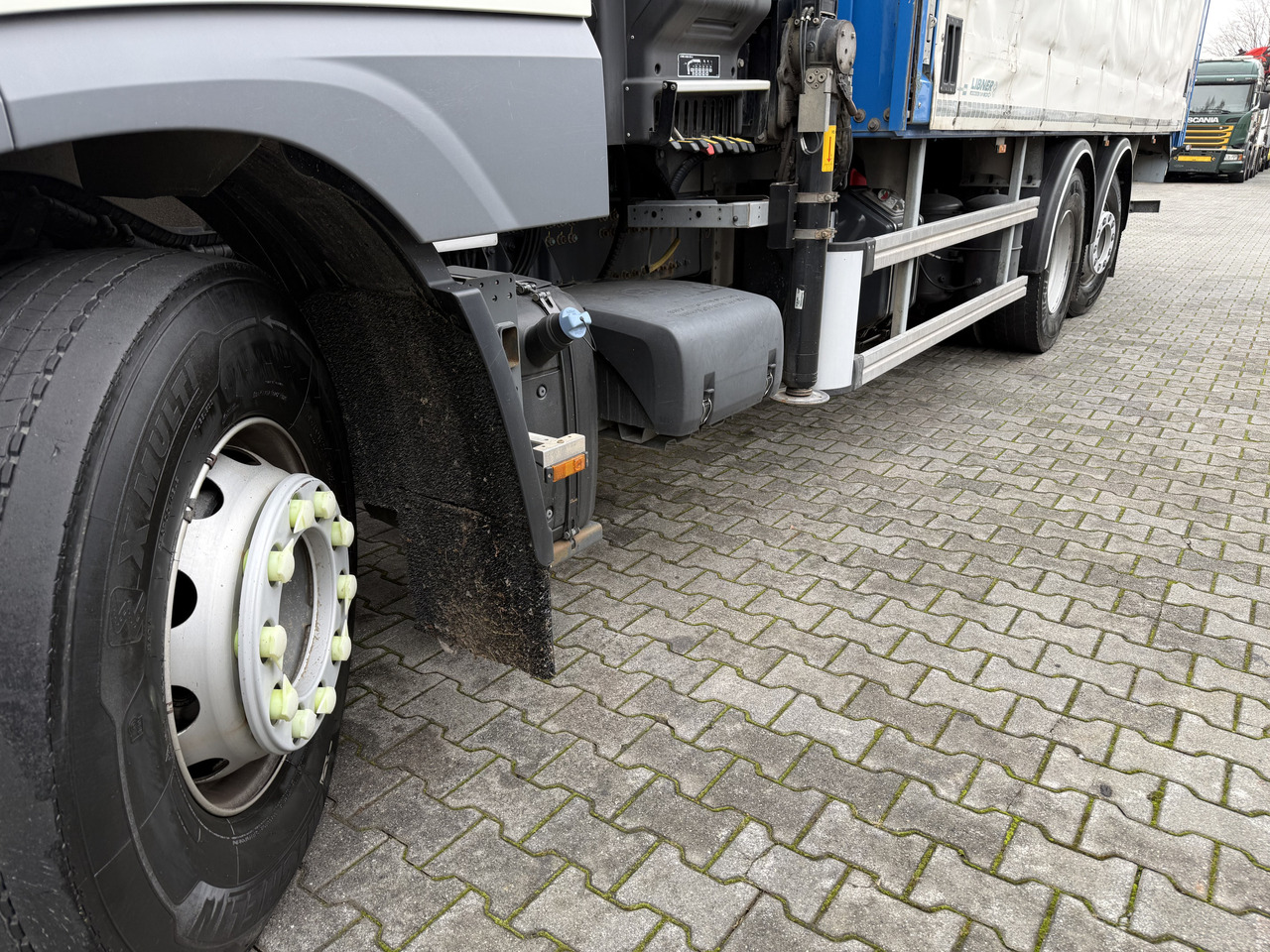 Daf XF480 6X2*4 Kran Hiab X-HiDuo 188 - Φορτηγό με ανοιχτή καρότσα, Φορτηγό με γερανό: φωτογραφία 3 Daf XF480 6X2*4 Kran Hiab X-HiDuo 188 - Φορτηγό με ανοιχτή καρότσα, Φορτηγό με γερανό: φωτογραφία 3