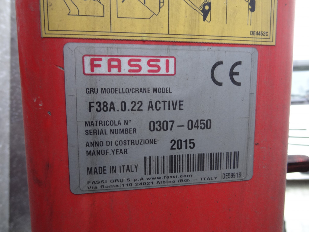 Iveco EuroCargo 120E25 Fassi F38 - Φορτηγό με γερανό, Φορτηγό με ανοιχτή καρότσα: φωτογραφία 5 Iveco EuroCargo 120E25 Fassi F38 - Φορτηγό με γερανό, Φορτηγό με ανοιχτή καρότσα: φωτογραφία 5