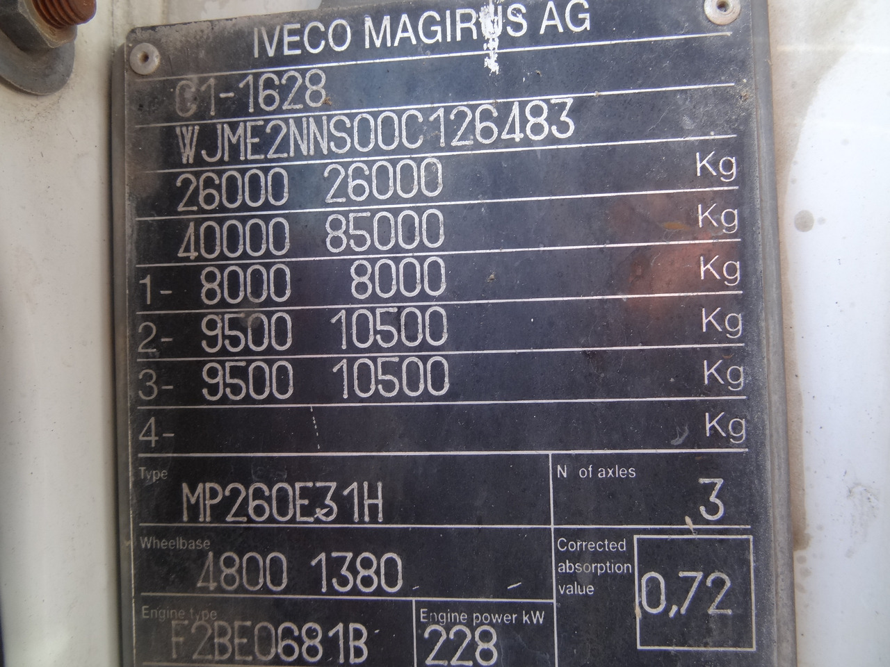 Iveco EuroTrakker 260E31 6X4 Palfinger 36002 - Φορτηγό με γερανό, Φορτηγό με ανοιχτή καρότσα: φωτογραφία 3 Iveco EuroTrakker 260E31 6X4 Palfinger 36002 - Φορτηγό με γερανό, Φορτηγό με ανοιχτή καρότσα: φωτογραφία 3