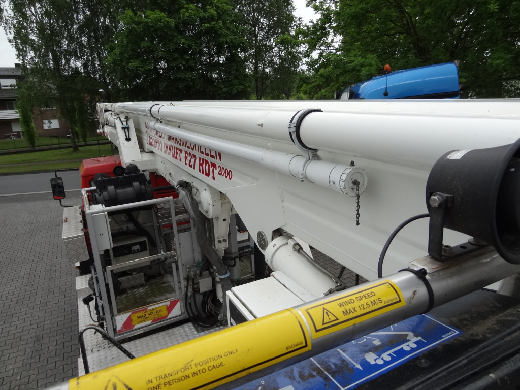 Φορτηγό με εναέρια πλατφόρμα MAN L2000 18.284 Feuerwehr Bronto Skylift 27 Meter: φωτογραφία 13