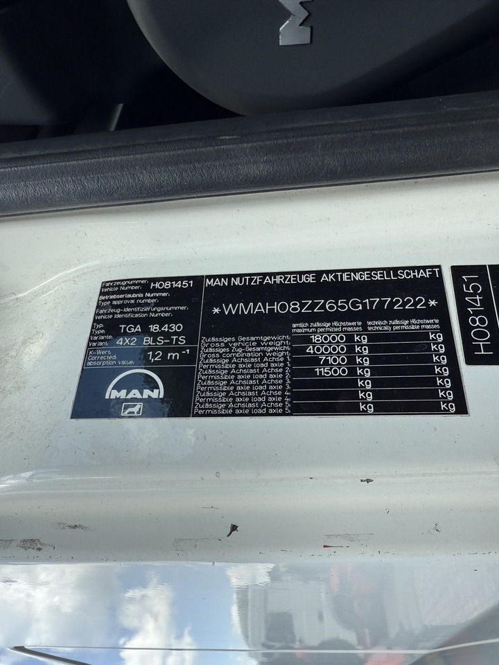 MAN TGA 18.430 Kran Palfinger 16502 bis 26.5 Meter - Τράκτορας: φωτογραφία 5 MAN TGA 18.430 Kran Palfinger 16502 bis 26.5 Meter - Τράκτορας: φωτογραφία 5