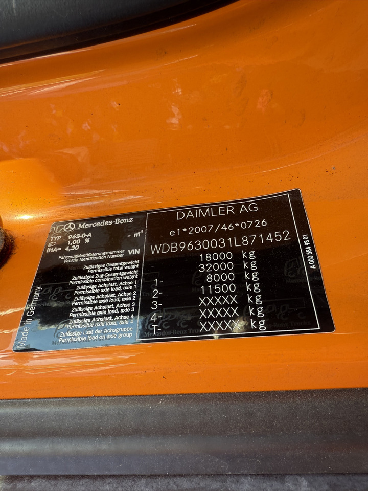 Mercedes-Benz Actros 1827 Kran Palfinger PK 9002 - Φορτηγό μουσαμάς, Φορτηγό με γερανό: φωτογραφία 3 Mercedes-Benz Actros 1827 Kran Palfinger PK 9002 - Φορτηγό μουσαμάς, Φορτηγό με γερανό: φωτογραφία 3