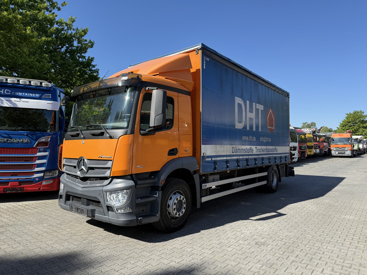 Mercedes-Benz Actros 1827 Kran Palfinger PK 9002 - Φορτηγό μουσαμάς, Φορτηγό με γερανό: φωτογραφία 1 Mercedes-Benz Actros 1827 Kran Palfinger PK 9002 - Φορτηγό μουσαμάς, Φορτηγό με γερανό: φωτογραφία 1