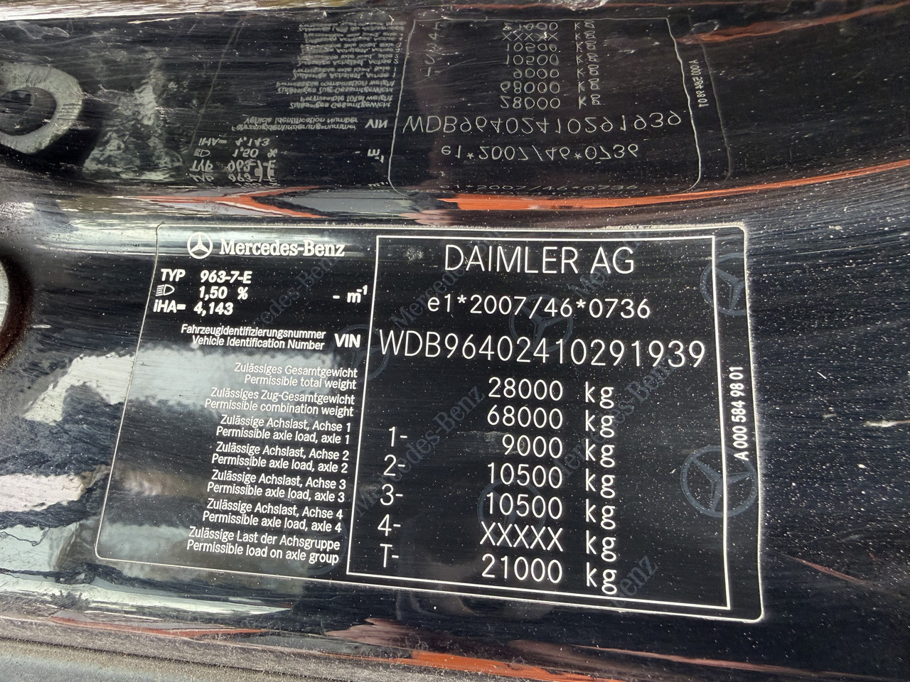 Mercedes-Benz Arocs 2653 6X4 Kran Kesla 2124L - Τράκτορας: φωτογραφία 5 Mercedes-Benz Arocs 2653 6X4 Kran Kesla 2124L - Τράκτορας: φωτογραφία 5