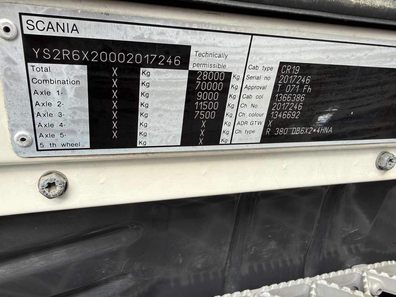 Scania R380 6X2*4 Kipper mit Kran HIAB 220 - Φορτηγό ανατρεπόμενο, Φορτηγό με γερανό: φωτογραφία 5 Scania R380 6X2*4 Kipper mit Kran HIAB 220 - Φορτηγό ανατρεπόμενο, Φορτηγό με γερανό: φωτογραφία 5