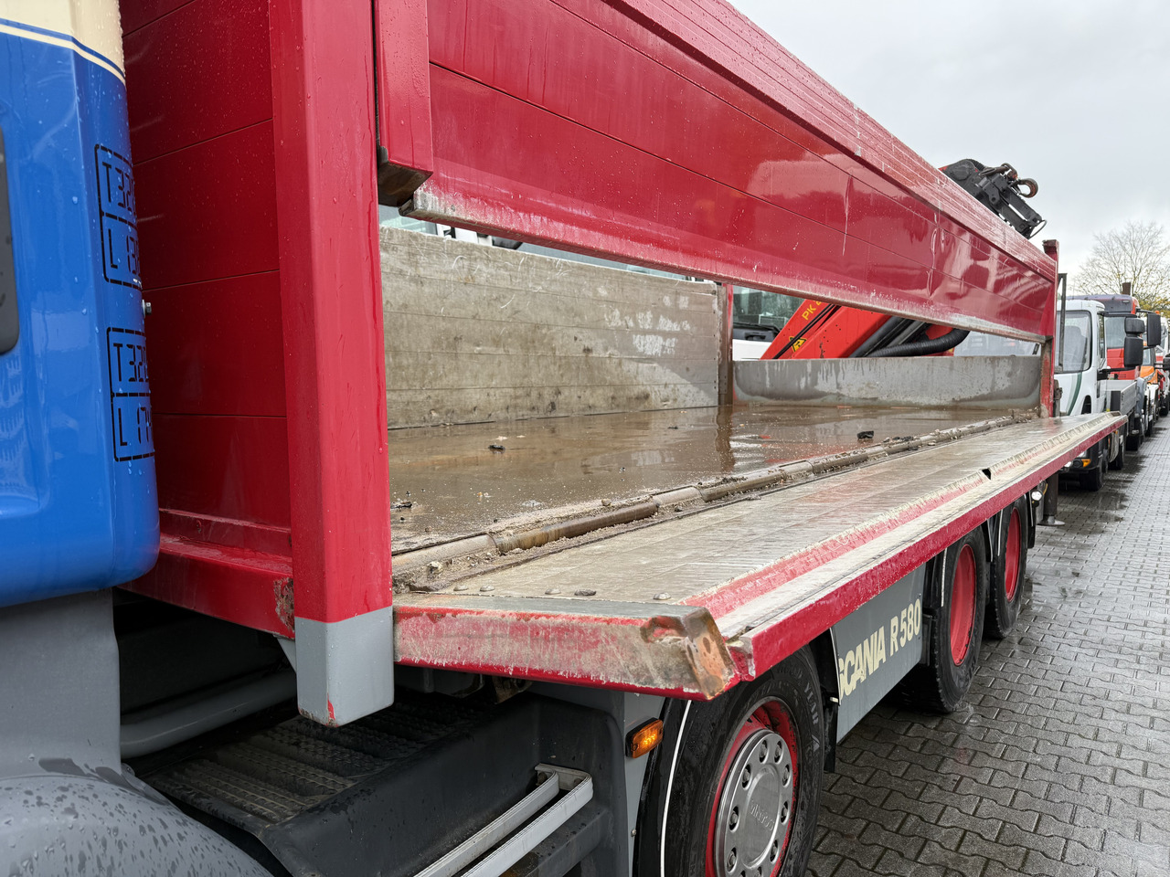 Scania R580 V8 8X4 Kipper Kran Palfinger 22002 - Φορτηγό ανατρεπόμενο, Φορτηγό με γερανό: φωτογραφία 5 Scania R580 V8 8X4 Kipper Kran Palfinger 22002 - Φορτηγό ανατρεπόμενο, Φορτηγό με γερανό: φωτογραφία 5