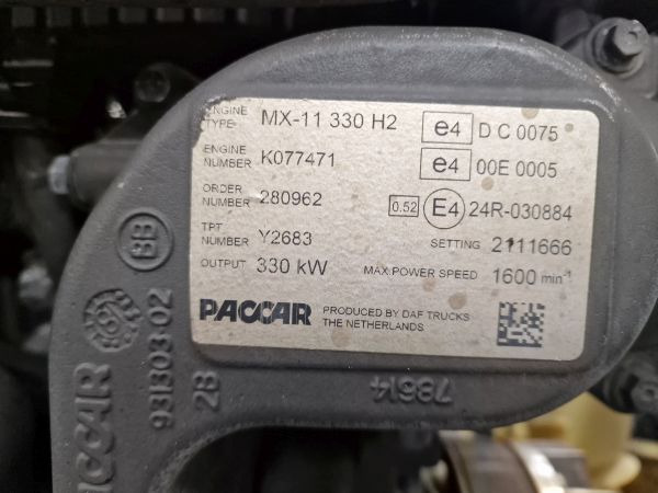 DAF MX-11 330 H2 Engine (Truck) - Κινητήρας για Φορτηγό: φωτογραφία 2 DAF MX-11 330 H2 Engine (Truck) - Κινητήρας για Φορτηγό: φωτογραφία 2