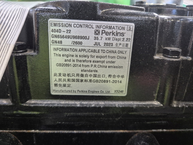 Νέα Κινητήρας για Κατασκευή μηχανήματα Perkins 404D-22 Engine (JCB Plant): φωτογραφία 11