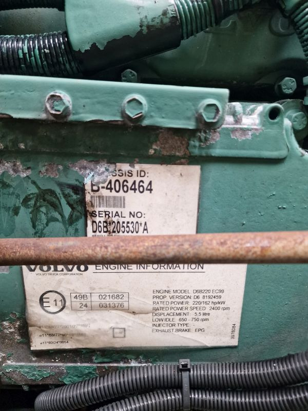 Volvo D6B220 EC09 Engine (Truck) - Κινητήρας για Φορτηγό: φωτογραφία 2 Volvo D6B220 EC09 Engine (Truck) - Κινητήρας για Φορτηγό: φωτογραφία 2