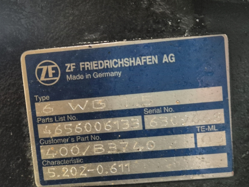 ZF Industrial JCB 6WG115 400/B3740 Gearbox New (Plant) - Κιβώτιο ταχυτήτων για Κατασκευή μηχανήματα: φωτογραφία 2 ZF Industrial JCB 6WG115 400/B3740 Gearbox New (Plant) - Κιβώτιο ταχυτήτων για Κατασκευή μηχανήματα: φωτογραφία 2