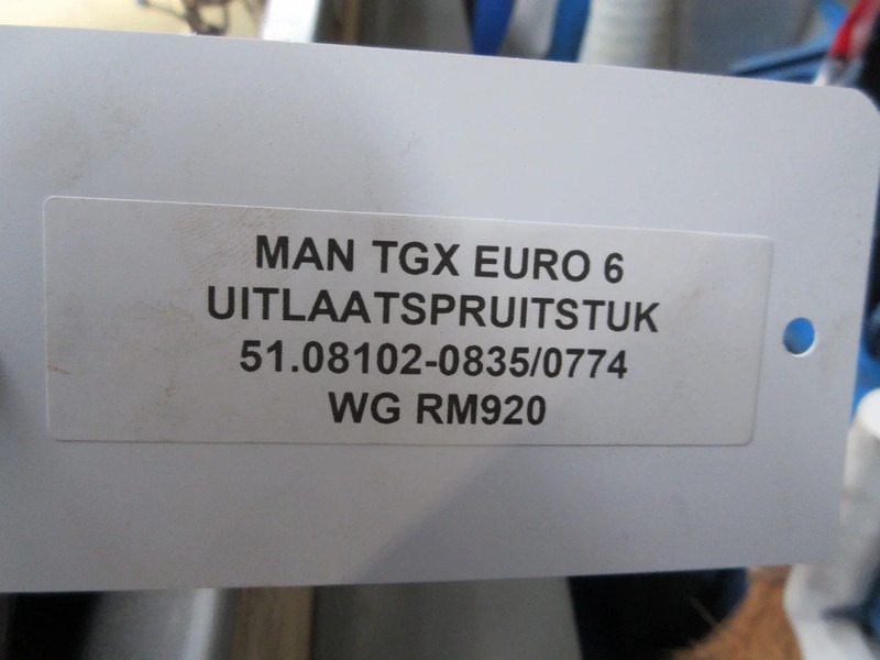 MAN TGX 51.08102-0835/51.08102-0774 UITLAATSPRUITSTUK EURO 6 - Πολλαπλή εξαγωγής για Φορτηγό: φωτογραφία 5 MAN TGX 51.08102-0835/51.08102-0774 UITLAATSPRUITSTUK EURO 6 - Πολλαπλή εξαγωγής για Φορτηγό: φωτογραφία 5