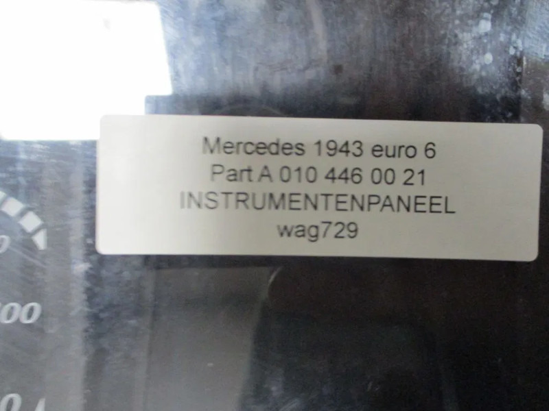 Mercedes-Benz A 010 446 00 21 INSTRUMENTENPANEEL MERCEDES ACTROS EURO 6 - Ταμπλό αυτοκινήτου για Φορτηγό: φωτογραφία 4 Mercedes-Benz A 010 446 00 21 INSTRUMENTENPANEEL MERCEDES ACTROS EURO 6 - Ταμπλό αυτοκινήτου για Φορτηγό: φωτογραφία 4