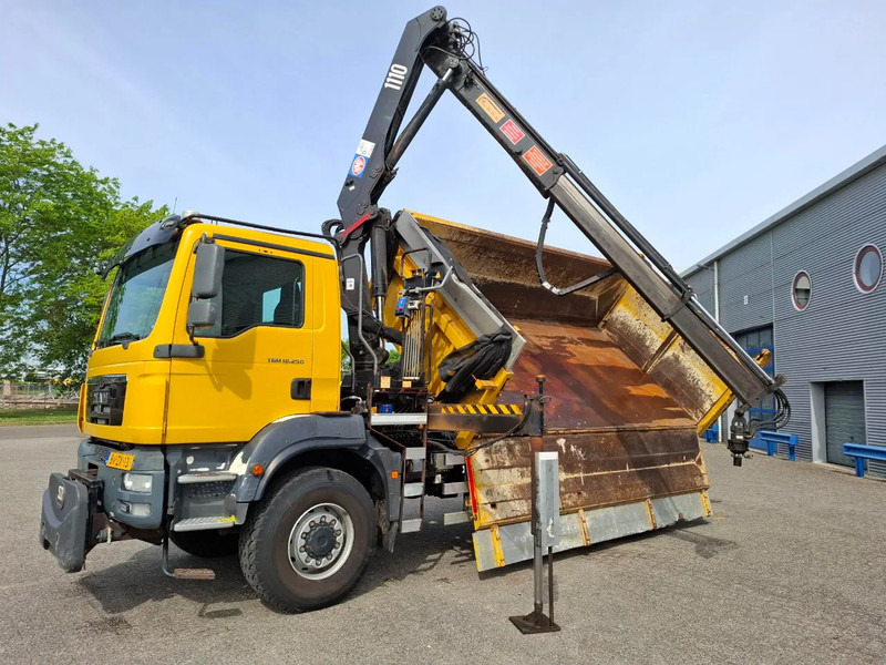 MAN TGM 18.250 / 4X4 / NL TRUCK / TUV:30-04-2026 / 118783 KM / HMF 1110 K2 / ROTATOR / GOOD TYRES / FULL-STEEL / DRUM BRAKES / MANUA - Φορτηγό ανατρεπόμενο, Φορτηγό με γερανό: φωτογραφία 2 MAN TGM 18.250 / 4X4 / NL TRUCK / TUV:30-04-2026 / 118783 KM / HMF 1110 K2 / ROTATOR / GOOD TYRES / FULL-STEEL / DRUM BRAKES / MANUA - Φορτηγό ανατρεπόμενο, Φορτηγό με γερανό: φωτογραφία 2