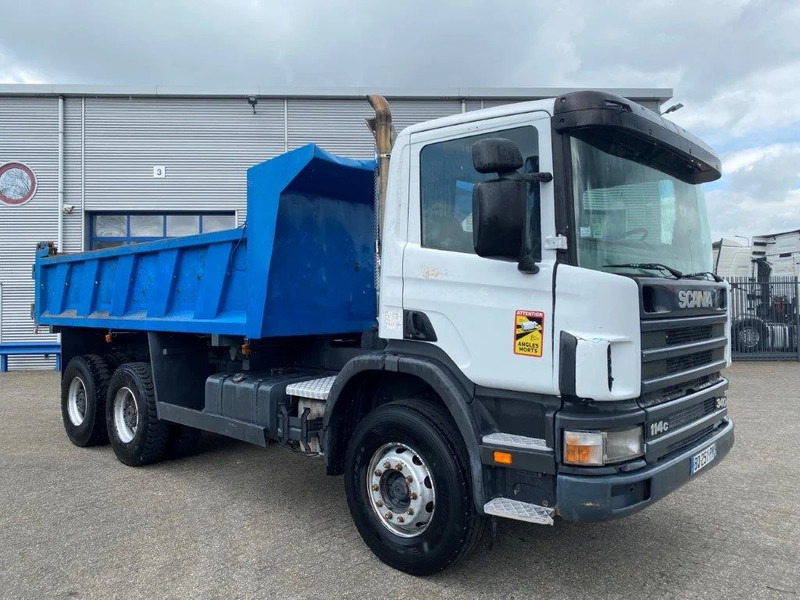 Scania 114-340 / 6X4 / 2 SIDE TIPPER / BIG AXLE / FULL-STEEL / DRUM BRAKES / MANUAL / 1999 - Φορτηγό ανατρεπόμενο: φωτογραφία 4 Scania 114-340 / 6X4 / 2 SIDE TIPPER / BIG AXLE / FULL-STEEL / DRUM BRAKES / MANUAL / 1999 - Φορτηγό ανατρεπόμενο: φωτογραφία 4