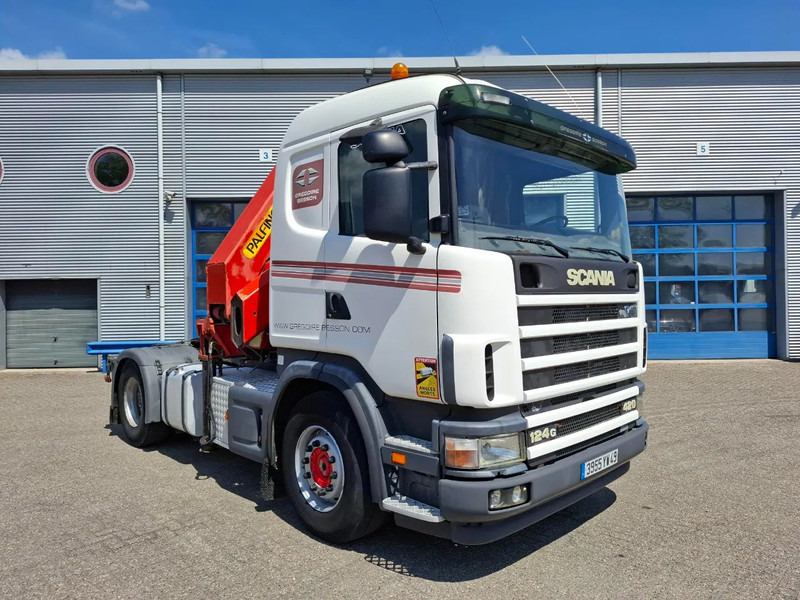 Scania 124G-420 / RETARDER / PALFINGER PK32080 / DOUBLE TANK / AIRCO / GOOD CONDITION / MANUAL / EURO-3 / 2004 - Φορτηγό με γερανό: φωτογραφία 4 Scania 124G-420 / RETARDER / PALFINGER PK32080 / DOUBLE TANK / AIRCO / GOOD CONDITION / MANUAL / EURO-3 / 2004 - Φορτηγό με γερανό: φωτογραφία 4