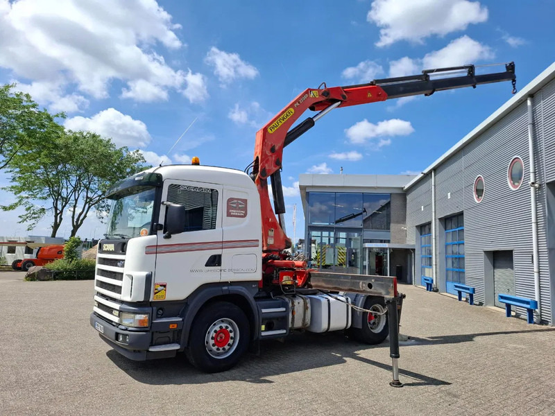 Scania 124G-420 / RETARDER / PALFINGER PK32080 / DOUBLE TANK / AIRCO / GOOD CONDITION / MANUAL / EURO-3 / 2004 - Φορτηγό με γερανό: φωτογραφία 2 Scania 124G-420 / RETARDER / PALFINGER PK32080 / DOUBLE TANK / AIRCO / GOOD CONDITION / MANUAL / EURO-3 / 2004 - Φορτηγό με γερανό: φωτογραφία 2