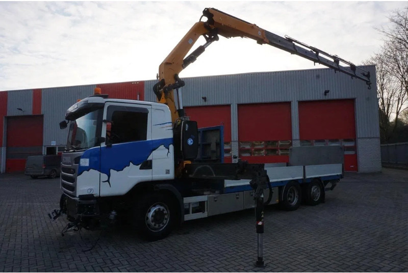 Scania G490 / ENGINE RUNNING / RETARDER / EFFER 255-5S CRANE REMOTE / PLATFORM / FULL-AIR / AUTOMATIC / EURO-6 / 2014 - Φορτηγό με γερανό: φωτογραφία 2 Scania G490 / ENGINE RUNNING / RETARDER / EFFER 255-5S CRANE REMOTE / PLATFORM / FULL-AIR / AUTOMATIC / EURO-6 / 2014 - Φορτηγό με γερανό: φωτογραφία 2