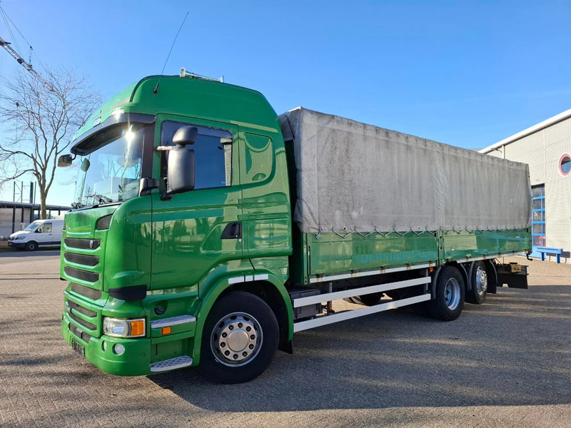 Scania R410 / GERMAN TRUCK / RETARDER / LIFT+LENKACHSE / SLIDING ROOF / SMART TACHO / PARK AIRCO / NAVI / LWDS / AUTOMATIC / EURO-6 / 2 - Φορτηγό μουσαμάς: φωτογραφία 1 Scania R410 / GERMAN TRUCK / RETARDER / LIFT+LENKACHSE / SLIDING ROOF / SMART TACHO / PARK AIRCO / NAVI / LWDS / AUTOMATIC / EURO-6 / 2 - Φορτηγό μουσαμάς: φωτογραφία 1