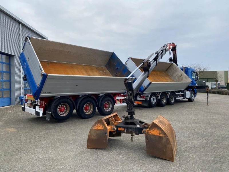 Φορτηγό με γερανό Volvo FH4-500 / HMF 3220K-RC / REMOTE / ROTATOR / 3SIDE TIPPER / DYNAMIC STEERING / ONLY:302623 KM / AUTOMATIC / EURO-6 / 2017: φωτογραφία 8