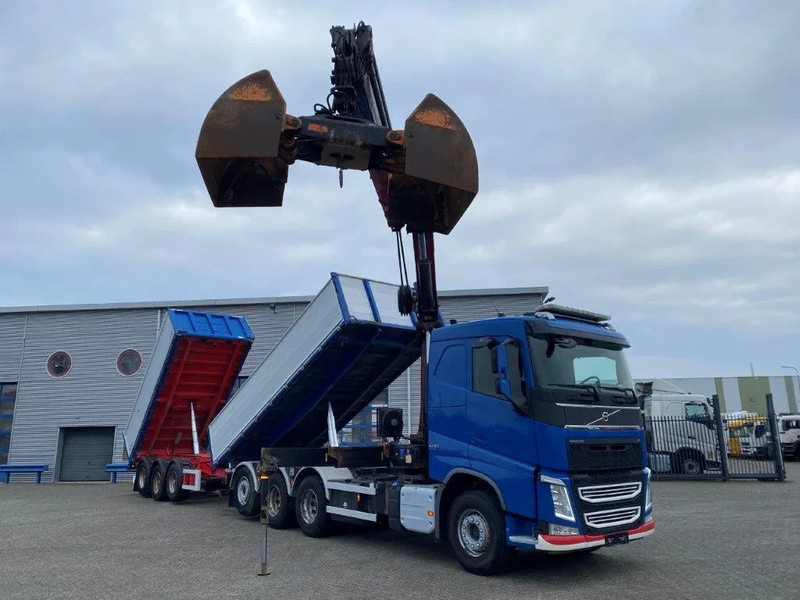 Volvo FH4-500 / HMF 3220K-RC / REMOTE / ROTATOR / 3SIDE TIPPER / DYNAMIC STEERING / ONLY:302623 KM / AUTOMATIC / EURO-6 / 2017 - Φορτηγό με γερανό: φωτογραφία 3 Volvo FH4-500 / HMF 3220K-RC / REMOTE / ROTATOR / 3SIDE TIPPER / DYNAMIC STEERING / ONLY:302623 KM / AUTOMATIC / EURO-6 / 2017 - Φορτηγό με γερανό: φωτογραφία 3