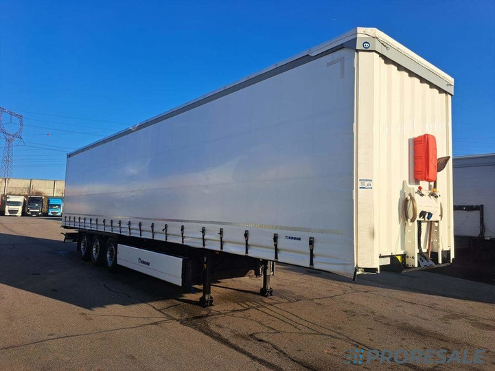 KRONE SD PROFI LINER + paletový koš 32 palet + 2 x zvedací náprava - Επικαθήμενο κουρτίνα: φωτογραφία 1 KRONE SD PROFI LINER + paletový koš 32 palet + 2 x zvedací náprava - Επικαθήμενο κουρτίνα: φωτογραφία 1