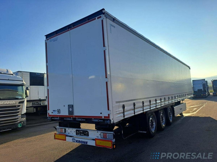 KRONE SD PROFI LINER + paletový koš 32 palet + 2 x zvedací náprava - Επικαθήμενο κουρτίνα: φωτογραφία 3 KRONE SD PROFI LINER + paletový koš 32 palet + 2 x zvedací náprava - Επικαθήμενο κουρτίνα: φωτογραφία 3