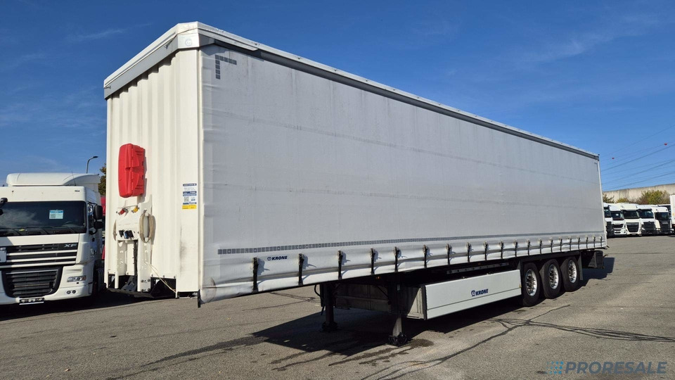 KRONE SD PROFI LINER + paletový koš 32 palet + 2 x zvedací náprava - Επικαθήμενο κουρτίνα: φωτογραφία 2 KRONE SD PROFI LINER + paletový koš 32 palet + 2 x zvedací náprava - Επικαθήμενο κουρτίνα: φωτογραφία 2