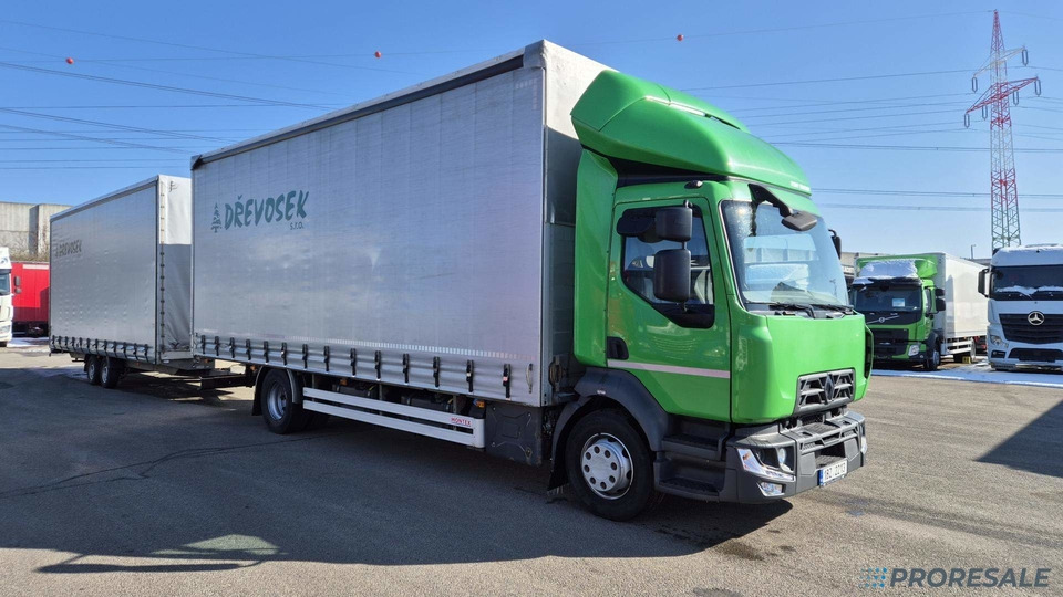RENAULT MIDLUM 250.14 MDA3C valník s plachtou - prodejné jen s přívěsem AGADOS P0457 - cena je za celou soupravu - Φορτηγό μουσαμάς: φωτογραφία 1 RENAULT MIDLUM 250.14 MDA3C valník s plachtou - prodejné jen s přívěsem AGADOS P0457 - cena je za celou soupravu - Φορτηγό μουσαμάς: φωτογραφία 1