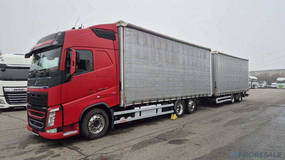 VOLVO FH 500 GLOBE XL EURO 6 - velkoobjemová souprava - prodejné jen s přívěsem WECON P0481W - cena je za celou soupravu - Φορτηγό μουσαμάς: φωτογραφία 2 VOLVO FH 500 GLOBE XL EURO 6 - velkoobjemová souprava - prodejné jen s přívěsem WECON P0481W - cena je za celou soupravu - Φορτηγό μουσαμάς: φωτογραφία 2