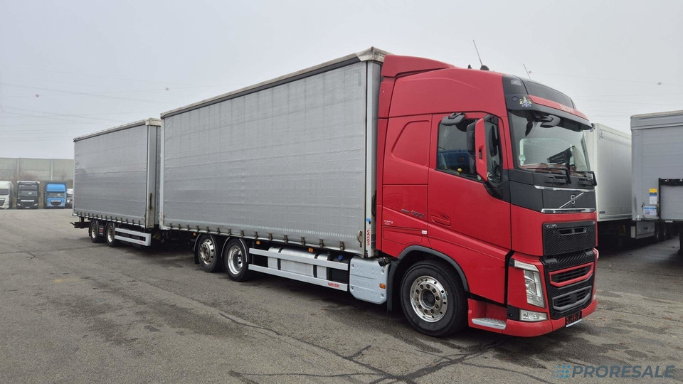 VOLVO FH 500 GLOBE XL EURO 6 - velkoobjemová souprava - prodejné jen s přívěsem WECON P0481W - cena je za celou soupravu - Φορτηγό μουσαμάς: φωτογραφία 1 VOLVO FH 500 GLOBE XL EURO 6 - velkoobjemová souprava - prodejné jen s přívěsem WECON P0481W - cena je za celou soupravu - Φορτηγό μουσαμάς: φωτογραφία 1