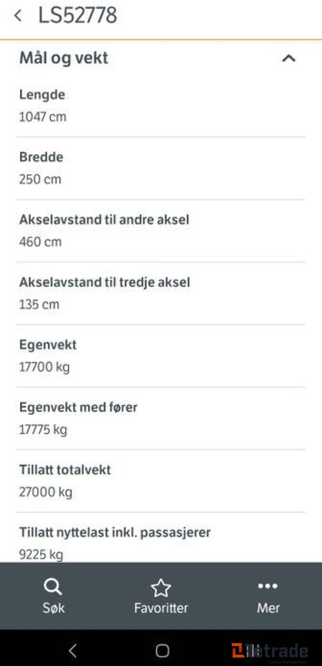 1999 modell MAN 26.414 6x2 kranbil - Φορτηγό με ανοιχτή καρότσα, Φορτηγό με γερανό: φωτογραφία 5 1999 modell MAN 26.414 6x2 kranbil - Φορτηγό με ανοιχτή καρότσα, Φορτηγό με γερανό: φωτογραφία 5