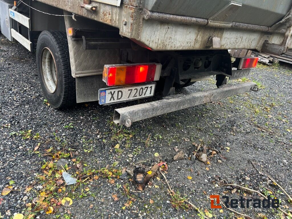 Φορτηγό ανατρεπόμενο, Φορτηγό με γερανό 2000 Tippbil med kran og  plan MAN 12.224LC. EU-Godkjent: φωτογραφία 6