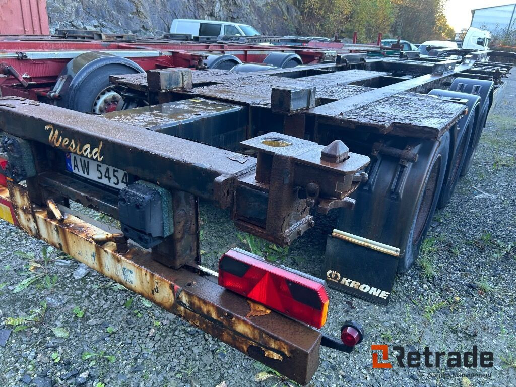 2010 Container henger KRONE SDC 27 2010 - Ρυμούλκα μεταφοράς εμπορευματοκιβωτίων/ Κινητό αμάξωμα: φωτογραφία 3 2010 Container henger KRONE SDC 27 2010 - Ρυμούλκα μεταφοράς εμπορευματοκιβωτίων/ Κινητό αμάξωμα: φωτογραφία 3