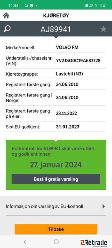 2010mod. VOLVO FM 400HK - Φορτηγό με ανοιχτή καρότσα, Φορτηγό με γερανό: φωτογραφία 2 2010mod. VOLVO FM 400HK - Φορτηγό με ανοιχτή καρότσα, Φορτηγό με γερανό: φωτογραφία 2