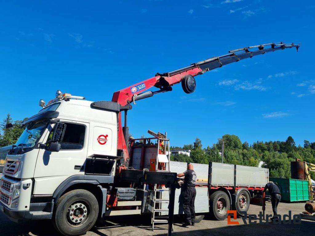 2014 mod. VOLVO FM 500 TRIDEM KRANBIL - Φορτηγό με ανοιχτή καρότσα, Φορτηγό με γερανό: φωτογραφία 1 2014 mod. VOLVO FM 500 TRIDEM KRANBIL - Φορτηγό με ανοιχτή καρότσα, Φορτηγό με γερανό: φωτογραφία 1