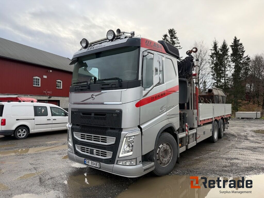 Kranbil Volvo FH500 6x2 - Φορτηγό με ανοιχτή καρότσα, Φορτηγό με γερανό: φωτογραφία 1 Kranbil Volvo FH500 6x2 - Φορτηγό με ανοιχτή καρότσα, Φορτηγό με γερανό: φωτογραφία 1