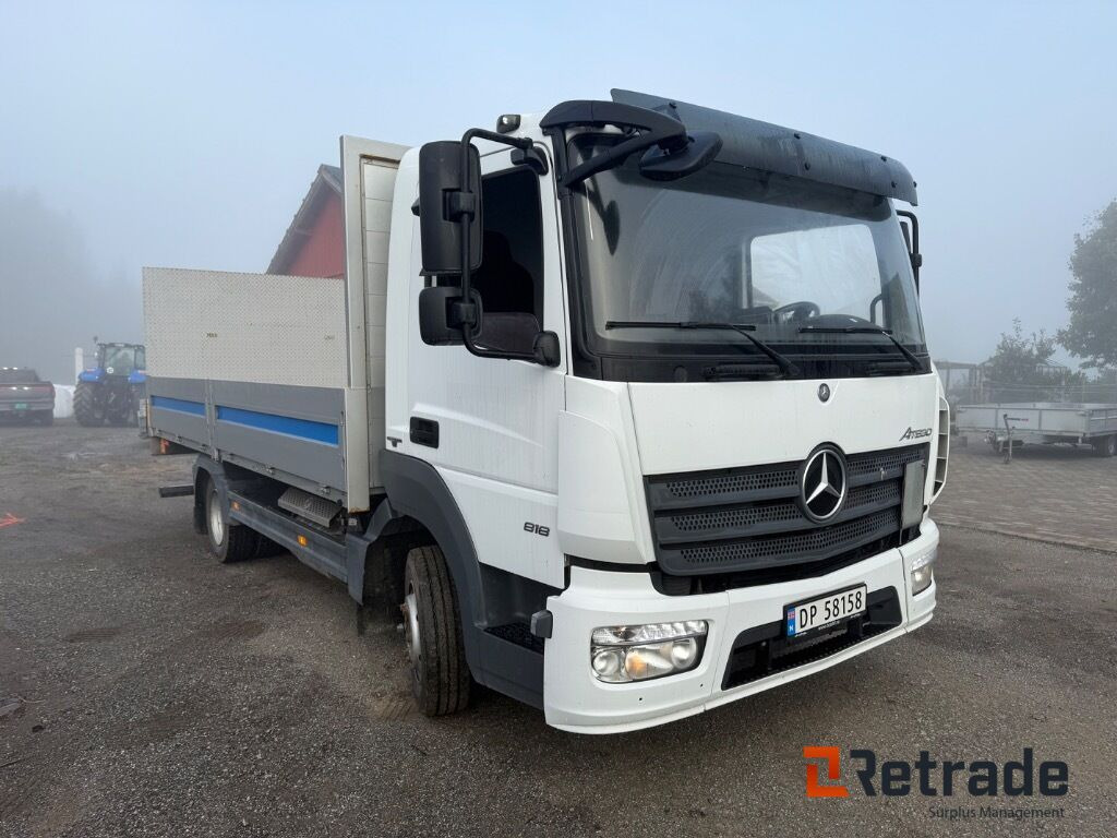 Lastebil Mercedes-Benz Atego EURO 6 Lav kilometer stand med baklem leveres ferdig EU - Φορτηγό με ανοιχτή καρότσα: φωτογραφία 3 Lastebil Mercedes-Benz Atego EURO 6 Lav kilometer stand med baklem leveres ferdig EU - Φορτηγό με ανοιχτή καρότσα: φωτογραφία 3