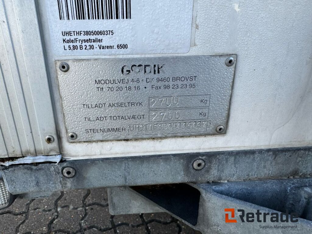 Ρυμούλκα ψυγείο Scanvogn Termoflex køle trailer (A0025179): φωτογραφία 14 Ρυμούλκα ψυγείο Scanvogn Termoflex køle trailer (A0025179): φωτογραφία 14