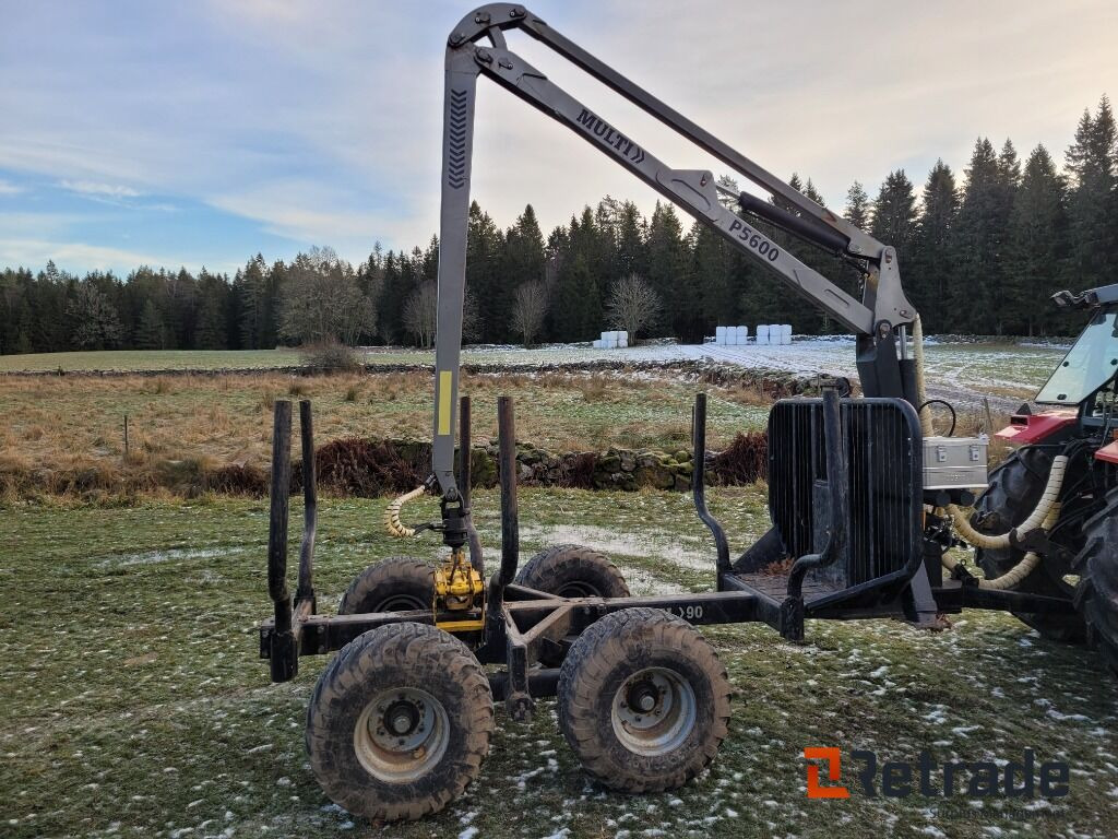 Skogsvagn Huggarvagn med kran Trejon Multiforest MF90 - Δασική ρυμούλκα: φωτογραφία 3 Skogsvagn Huggarvagn med kran Trejon Multiforest MF90 - Δασική ρυμούλκα: φωτογραφία 3