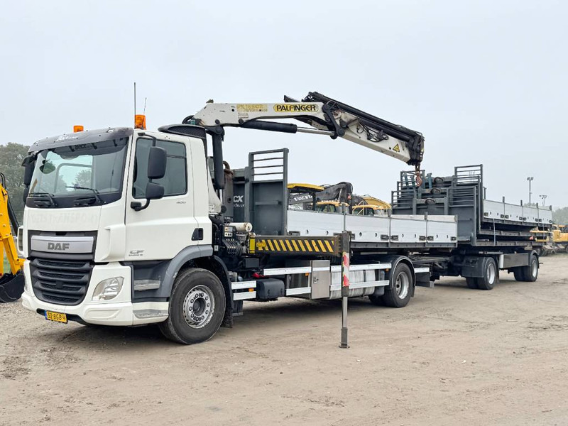 DAF CF400 + 17m Palfinger Crane / kran + Trailer - Φορτηγό με γερανό: φωτογραφία 1 DAF CF400 + 17m Palfinger Crane / kran + Trailer - Φορτηγό με γερανό: φωτογραφία 1