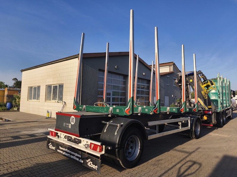 Ebert KHA 18 Exte Holztransporter - Τρέιλερ ξυλείας: φωτογραφία 3 Ebert KHA 18 Exte Holztransporter - Τρέιλερ ξυλείας: φωτογραφία 3