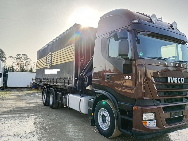 Iveco AS260S42Y/FS - Φορτηγό μουσαμάς, Φορτηγό με γερανό: φωτογραφία 3 Iveco AS260S42Y/FS - Φορτηγό μουσαμάς, Φορτηγό με γερανό: φωτογραφία 3