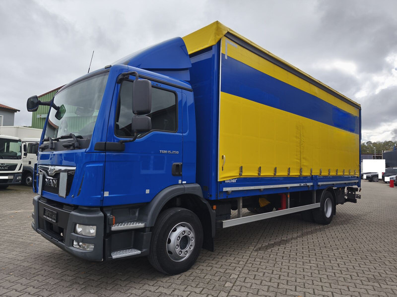 MAN TGM 15.250 Plane Gardine Euro 6 4x2 AHK LBW (39) - Φορτηγό μουσαμάς: φωτογραφία 1 MAN TGM 15.250 Plane Gardine Euro 6 4x2 AHK LBW (39) - Φορτηγό μουσαμάς: φωτογραφία 1