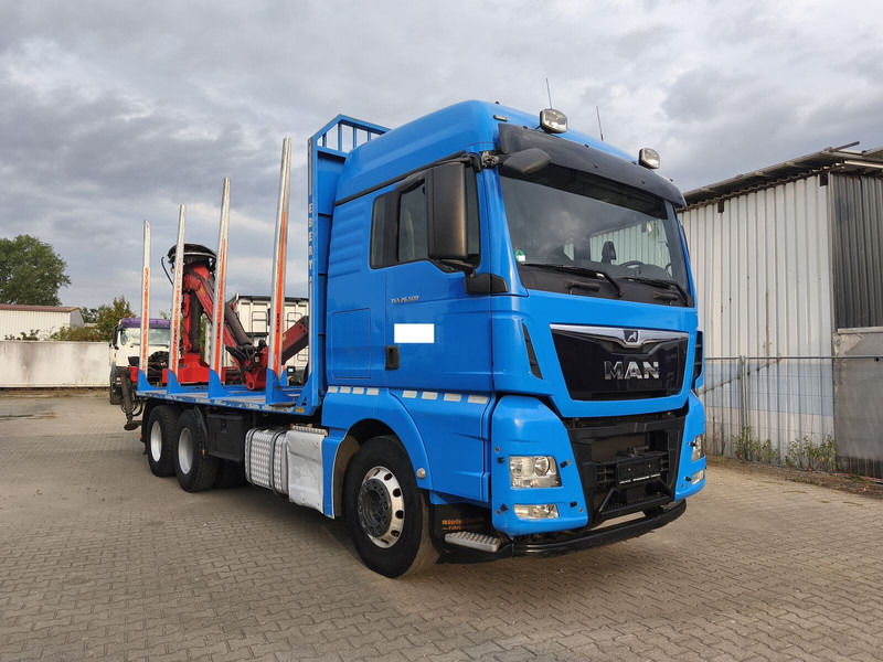 MAN TGX 26.500 Holz-LKW Euro6 6x4 Holztransporter m Palfinger (16) - Φορτηγό ξυλείας, Φορτηγό με γερανό: φωτογραφία 2 MAN TGX 26.500 Holz-LKW Euro6 6x4 Holztransporter m Palfinger (16) - Φορτηγό ξυλείας, Φορτηγό με γερανό: φωτογραφία 2