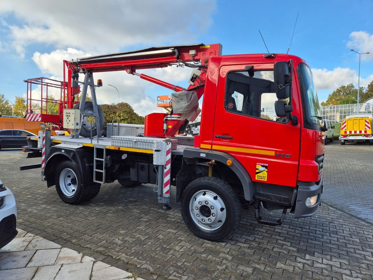 Mercedes-Benz Atego 918 4x4 / 16 M Lift / Serviced - Φορτηγό με εναέρια πλατφόρμα: φωτογραφία 1 Mercedes-Benz Atego 918 4x4 / 16 M Lift / Serviced - Φορτηγό με εναέρια πλατφόρμα: φωτογραφία 1