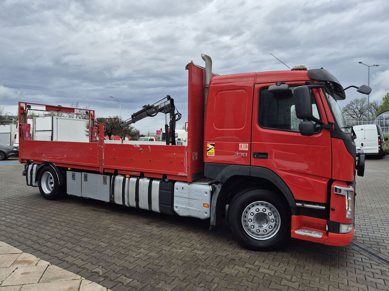 Volvo FM 330 Webasto / HDS Hiab / 1 Owner - Φορτηγό με ανοιχτή καρότσα, Φορτηγό με γερανό: φωτογραφία 5 Volvo FM 330 Webasto / HDS Hiab / 1 Owner - Φορτηγό με ανοιχτή καρότσα, Φορτηγό με γερανό: φωτογραφία 5